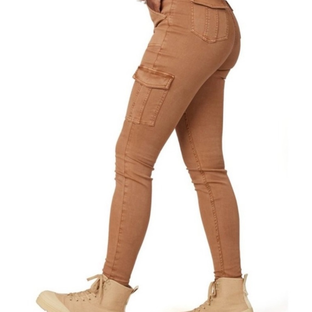 SPANX Women's Skinny Tan Cargo Pants